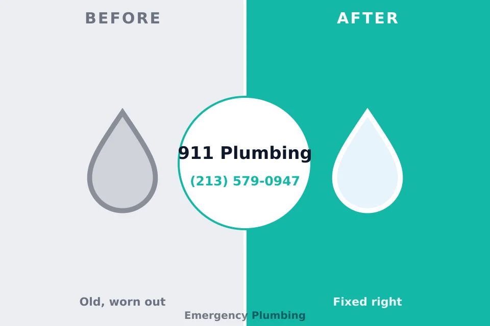 Before and after: plumbing repair La Grulla, TX